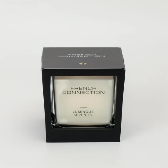 French Connection Wooden Collection Luminous Serenity Candle 200g