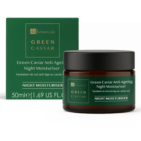 Dr Botanicals Green Caviar & Argan Oil Anti-Oxidant Anti-Ageing Night Cream 50ml