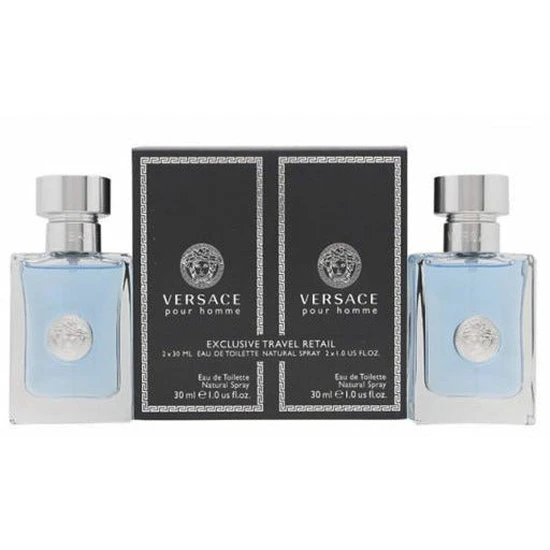 Versace Pour Homme Gift Set Eau De Toilette 2 x 30ml