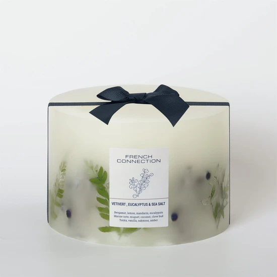 French Connection Botanical Collection Vetivert Eucalyptus & Sea Salt Candle 1500G
