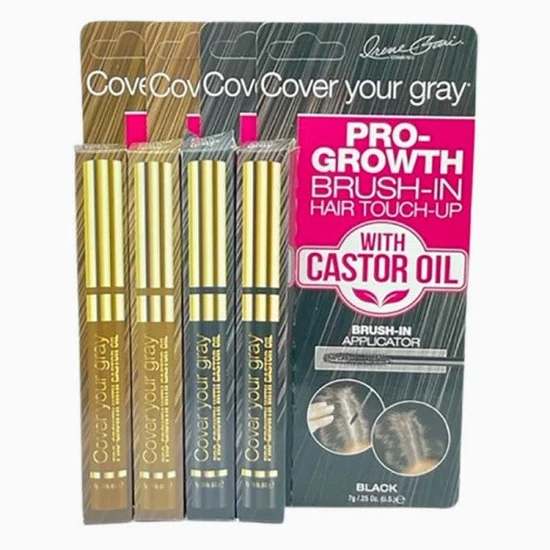 Cover Your Gray Pro Growth Brush In Hair Touch Up Jet Black