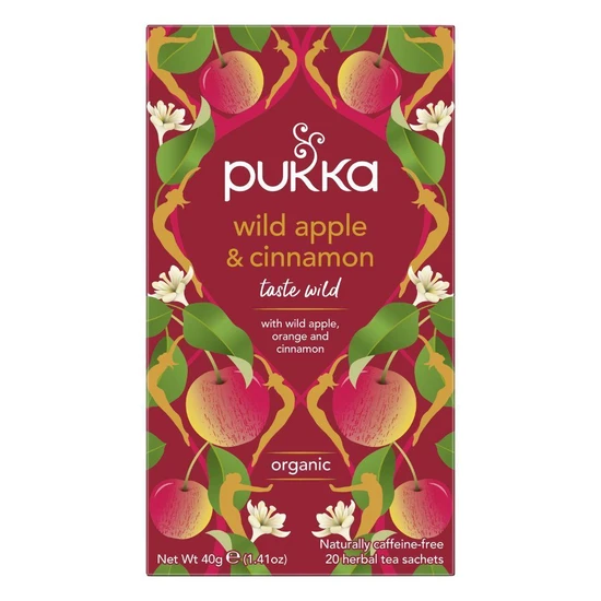 Pukka Wild Apple & Cinnamon Tea Bags 80 Tea Bags