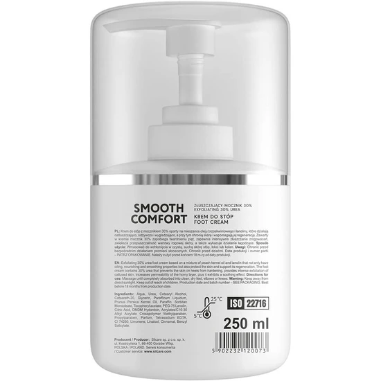 Silcare Nappa Smooth Comfort Foot Cream With 30% Urea 250ml