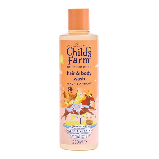 Childs Farm Peach & Apricot Hair & Body Wash 250ml