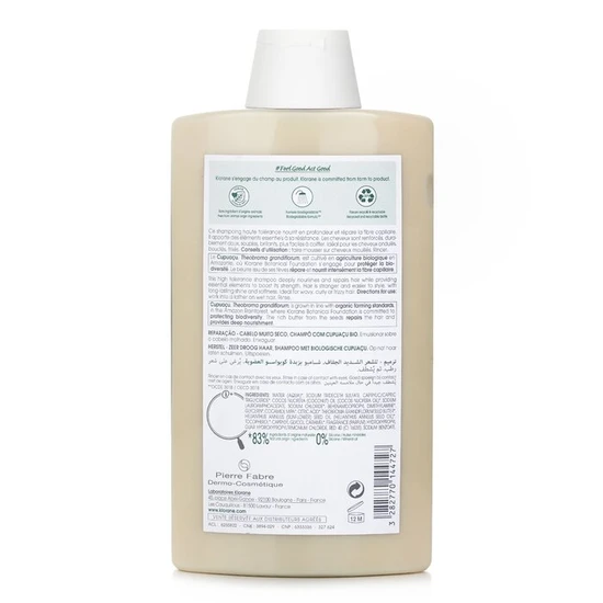 Klorane Shampoo With Organic Cupuacu 400ml