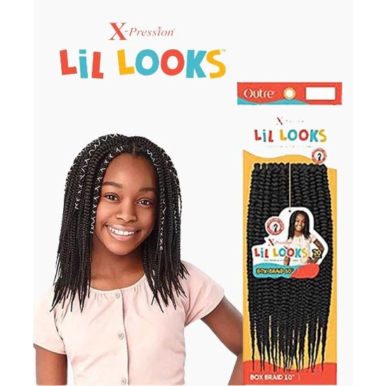 X Pression Synthetic Lil Looks Box Braid 10 Inches / 1
