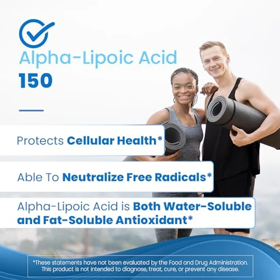 Doctor's Best Alpha-Lipoic Acid 150, Helps Support Glucose Metabolism & Regenerate Antioxidants 150mg 120 Veggie Caps
