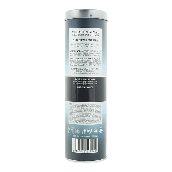 Cuba Silver Eau De Toilette 100ml