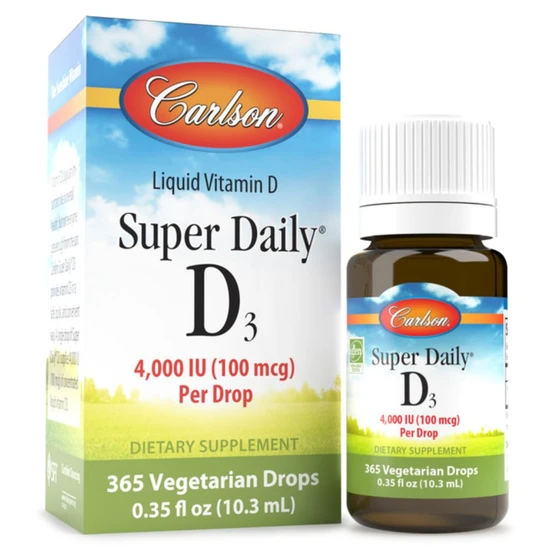 Carlson Labs Super Daily D3 4000 IU 10ml