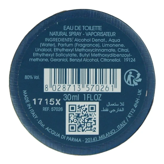 Acqua Di Parma Blu Mediterraneo Arancia Di Capri Eau De Toilette 30ml