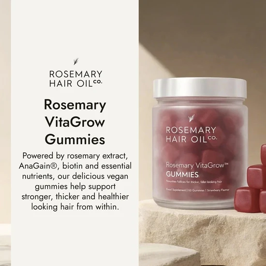 Rosemary Hair Oil Co Rosemary VitaGrow Gummies