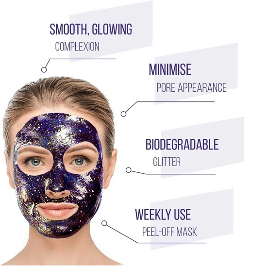 Montagne Jeunesse 7th Heaven StarDust Stellar Black Diamond Peel-Off Black Seaweed Mask 10ml