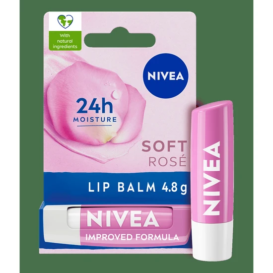 Nivea Soft Rose 24h Lip Care 4.8g