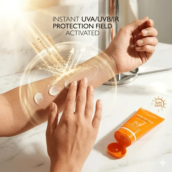 Lancaster Sun Control Sensitive Skin Oil-Free Lotion SPF 50+ 4x15ml