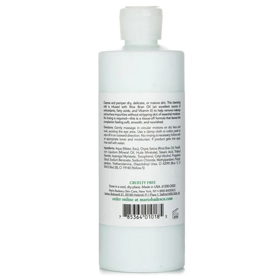 Mario Badescu Cleansing Milk With Carnation & Rice Oil For Dry/Sensitive Skin Types 472ml