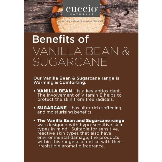 Cuccio Butter Blend 240gm Vanilla Bean & Sugar