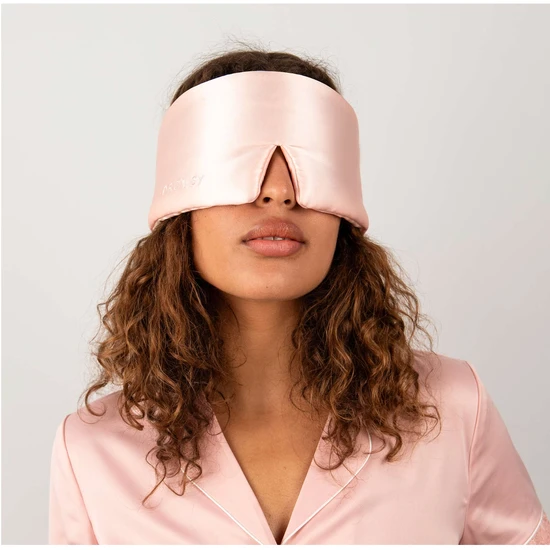 Drowsy Featherweight Silk Sleep Mask Midnight Blue