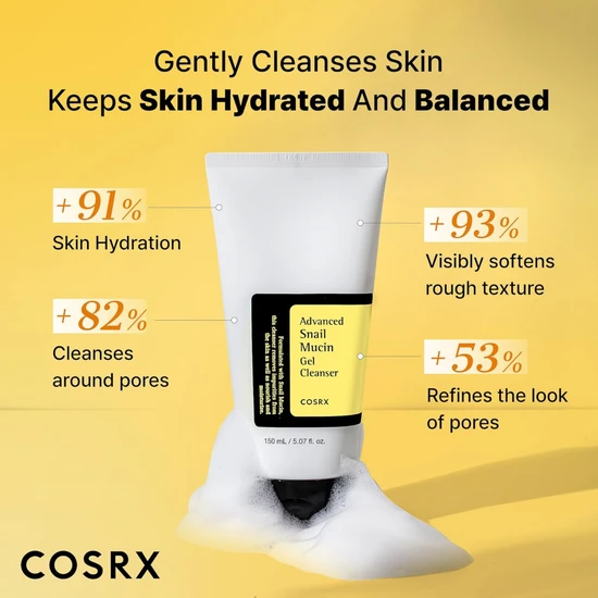CosRx Advanced Snail Mucin Power Gel Cleanser 150ml