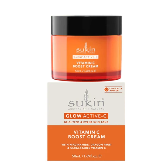 Sukin Glow Active C Vitamin C Boost Cream 50ml