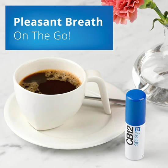 CB12 Spray Pleasant Breath On The Go Mint Flavour 15ml