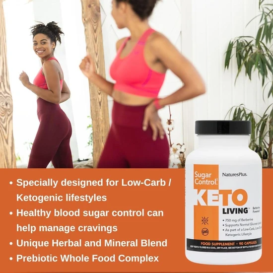 Nature's Plus NaturesPlus Keto Living Sugar Control Capsules 90 Capsules