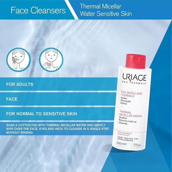 Uriage Thermal Micellar Water Sensitive Skin 500ml