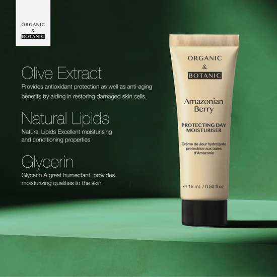 Organic & Botanic Amazonian Berry Day Moisturiser 15ml