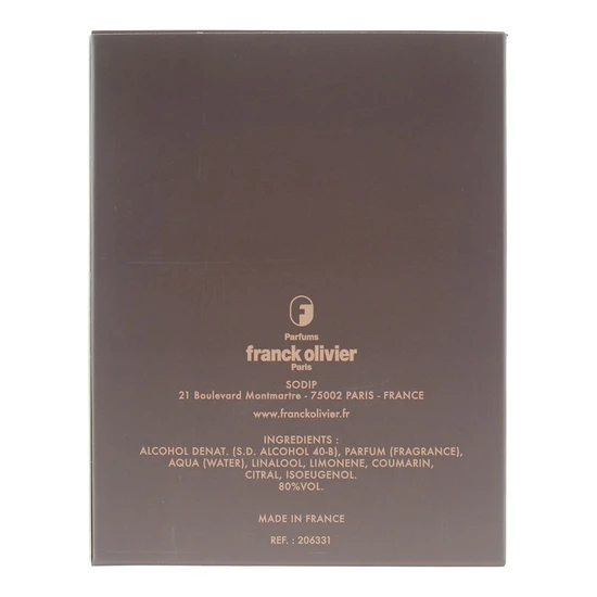 Franck Olivier Pure Addiction Eau De Parfum 100ml