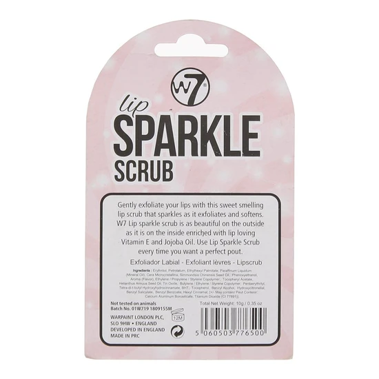 W7 Lip Sparkle Scrub 10g
