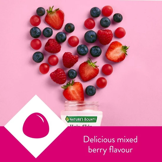 Nature's Bounty Hair, Skin & Nails Gummies 60 Gummies