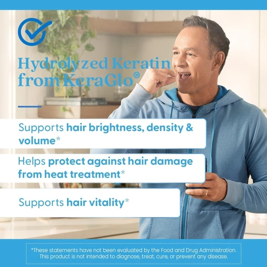 Doctor's Best Hydrolyzed Keratin 500mg Vegicaps 60 Vegicaps