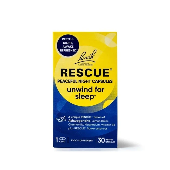 Bach Rescue Peaceful Night Capsules 30 Capsules