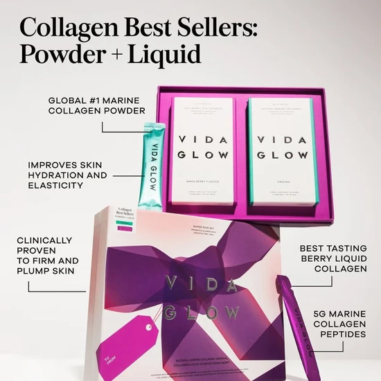 Vida Glow Natural Marine Collagen Super Skin Set 30 x 3g