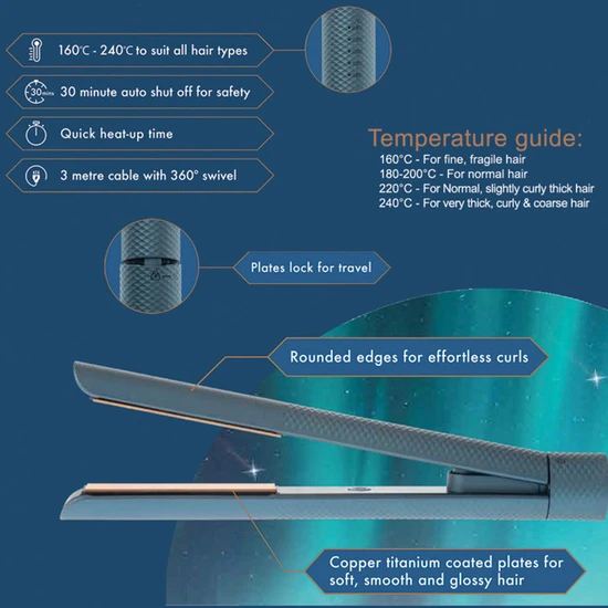 Hair Tools Futaria Straightener Black