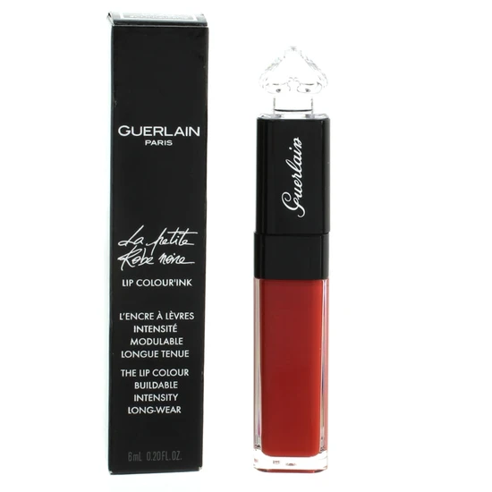 GUERLAIN La Petite Robe Noire Red Liquid Lipstick Ink L140 Conqueror
