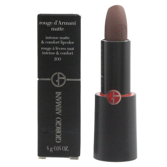 Giorgio Armani Rouge D`Armani Matte Lipstick 200 Diva Brown