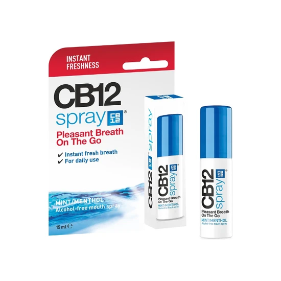 CB12 Spray Pleasant Breath On The Go Mint Flavour 15ml