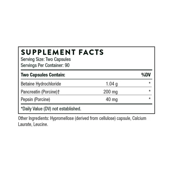 Thorne Multi Enzyme Capsules 180 Capsules