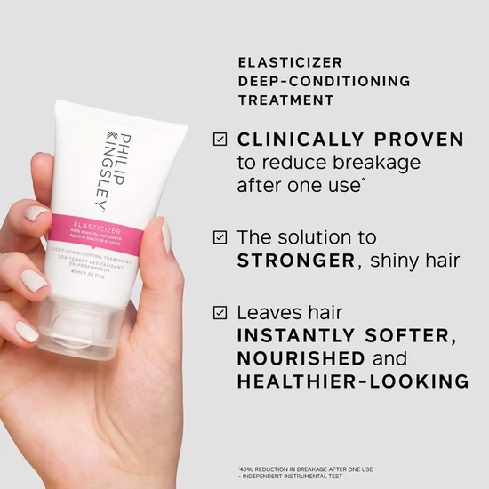 Philip Kingsley The Hair Icons Gift Set Deep-Conditioning Treatment 40ml, Weightless Shampoo 170ml, Combination Conditioner 150ml & Smoothing Serum 20ml