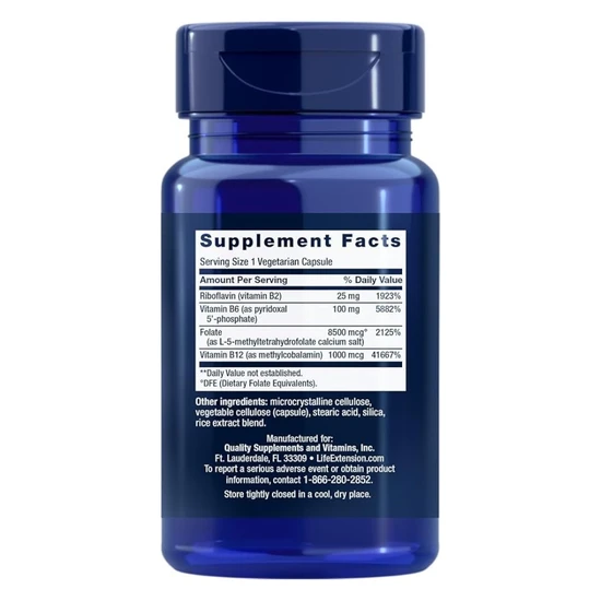 Life Extension Homocysteine Resist Vegicaps 60 Vegicaps