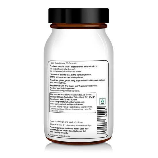 Natural Health Practice Vitamin C Capsules 60 Capsules