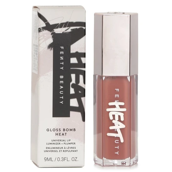 Fenty Beauty Gloss Bomb Heat Universal Lip Luminizer + Plumper 03 Fenty Glow Heat sheer Rose Nude