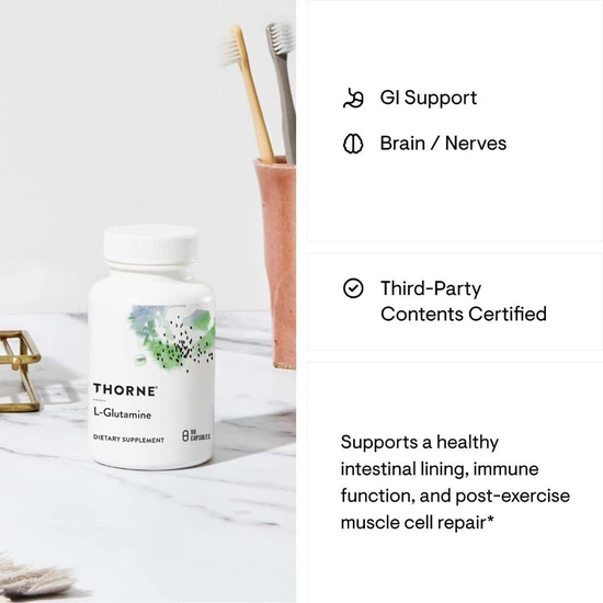 Thorne L-Glutamine Capsules 90 Capsules