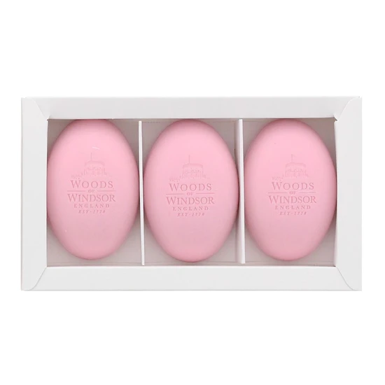 Woods of Windsor True Rose Soap 3 Pieces
