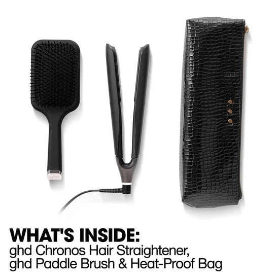 ghd Chronos Hair Straightener Christmas Gift Set Black