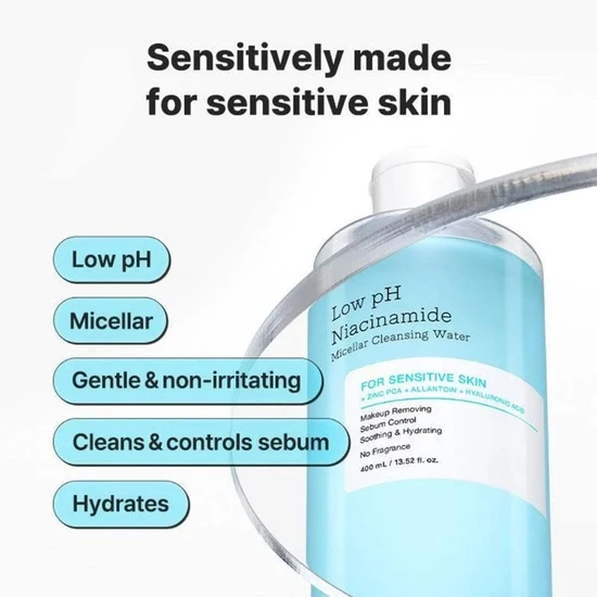 CosRx Low pH Niacinamide Micellar Cleansing Water 400ml