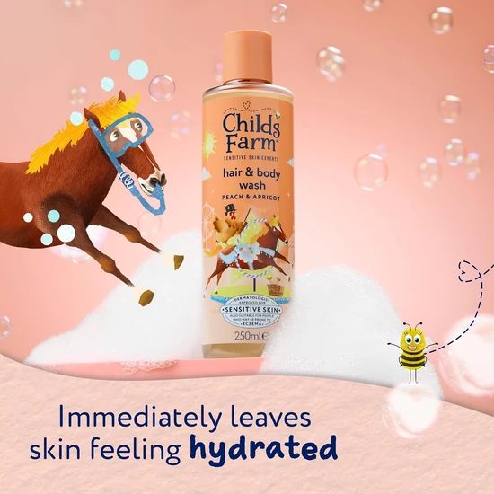 Childs Farm Peach & Apricot Hair & Body Wash 250ml