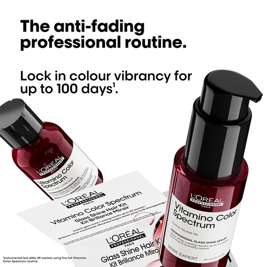 L'Oréal Professionnel Vitamino Colour Spectrum Mini Gift Set Shampoo 100ml & Glass Shine Hair Serum 30ml