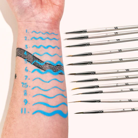 Glisten Cosmetics Liner Brush 10