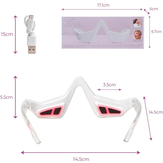 Stylpro Spectacular EMS & RED Led Under Eye Glasses